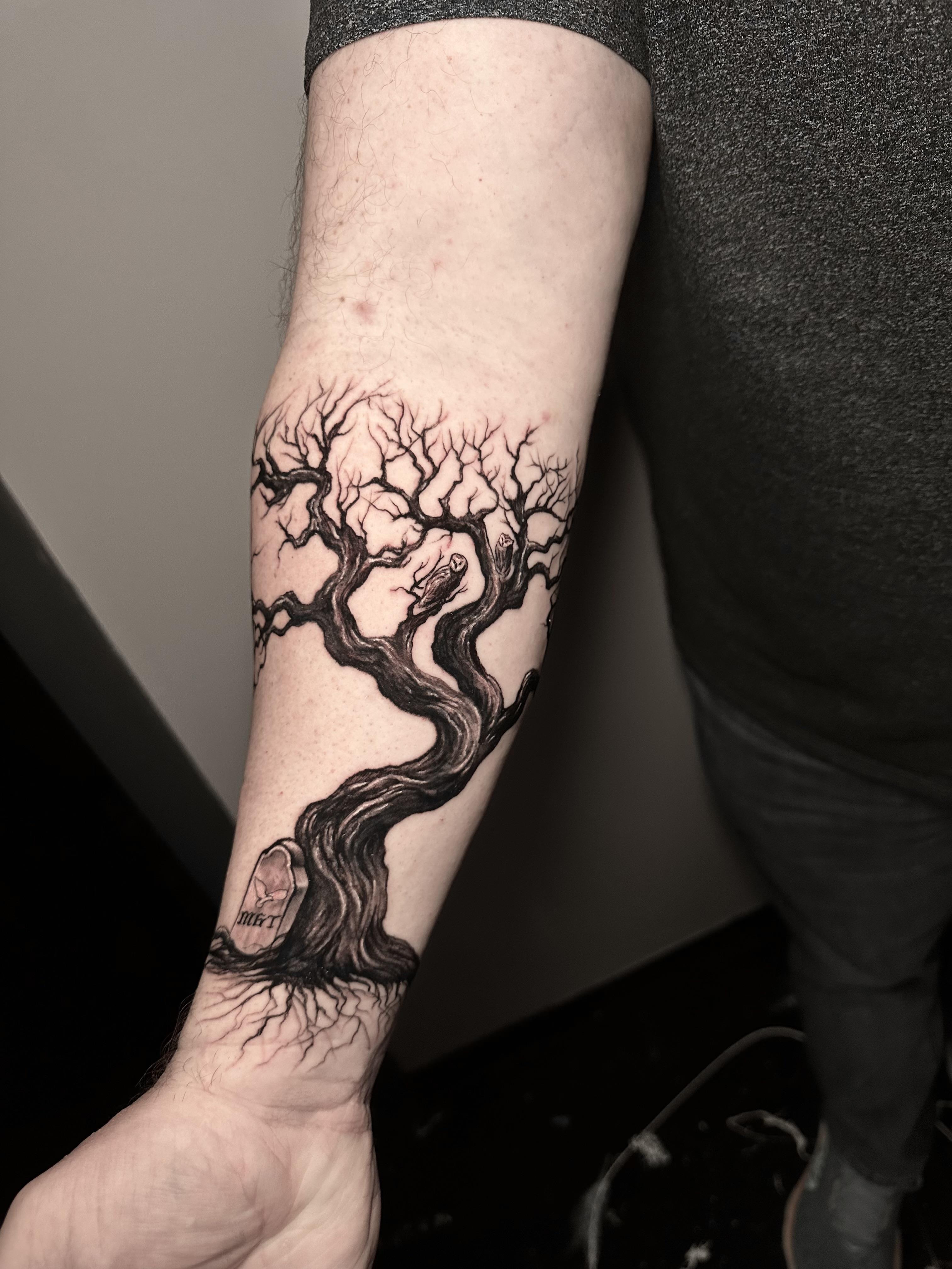 Finished tattoo